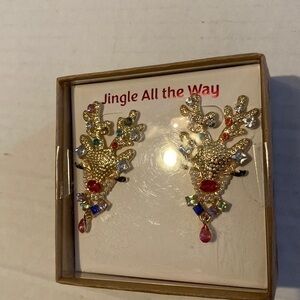 Reindeer fashion earrings